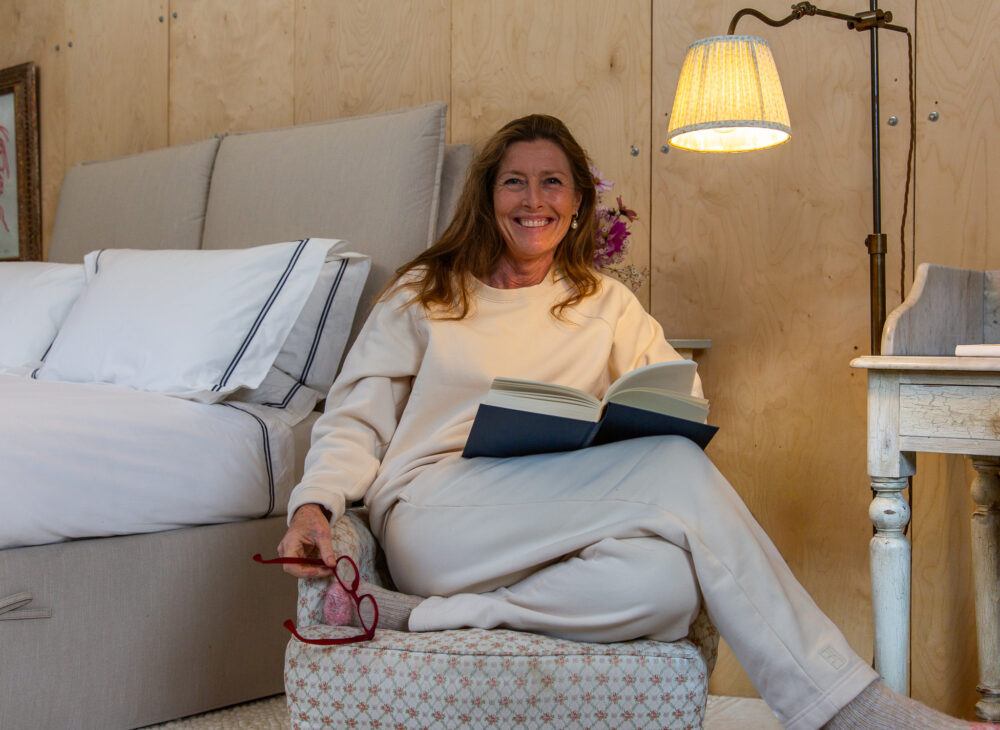 Sophie Conran Seraphine ottoman bed in natural linen