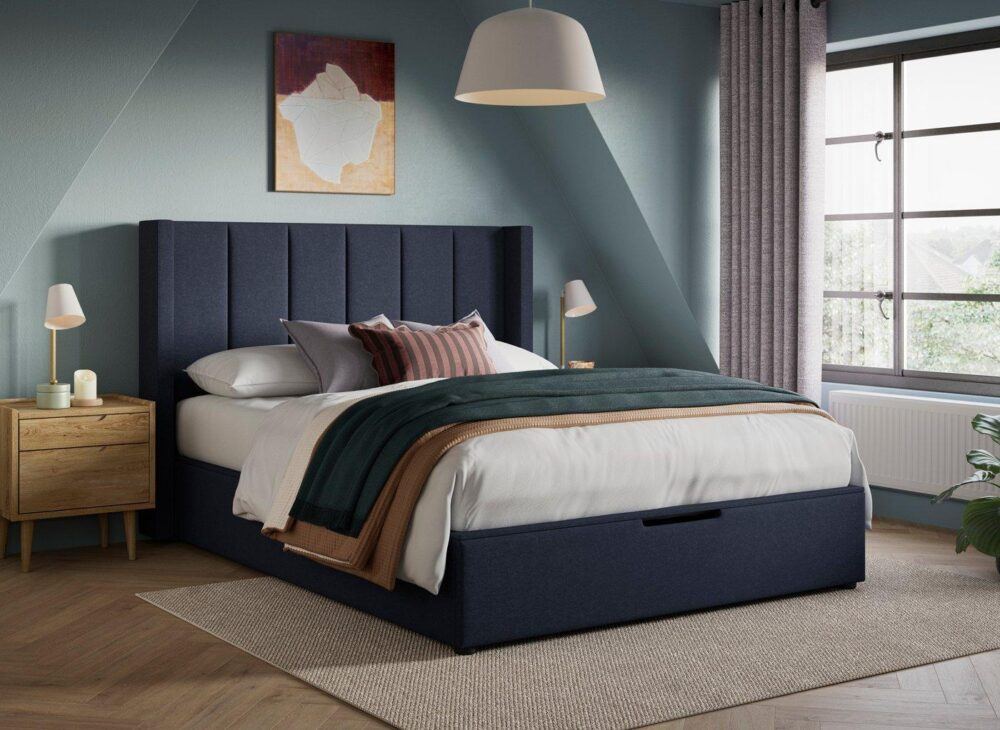 Adwell Upholstered Ottoman Bed Frame