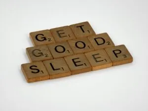 Get good sleep scrabble pieces